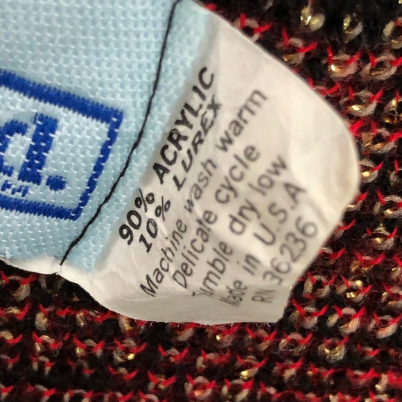 Vintage Made in USA All-Over Graphic Sweater - Picture 3 of 6